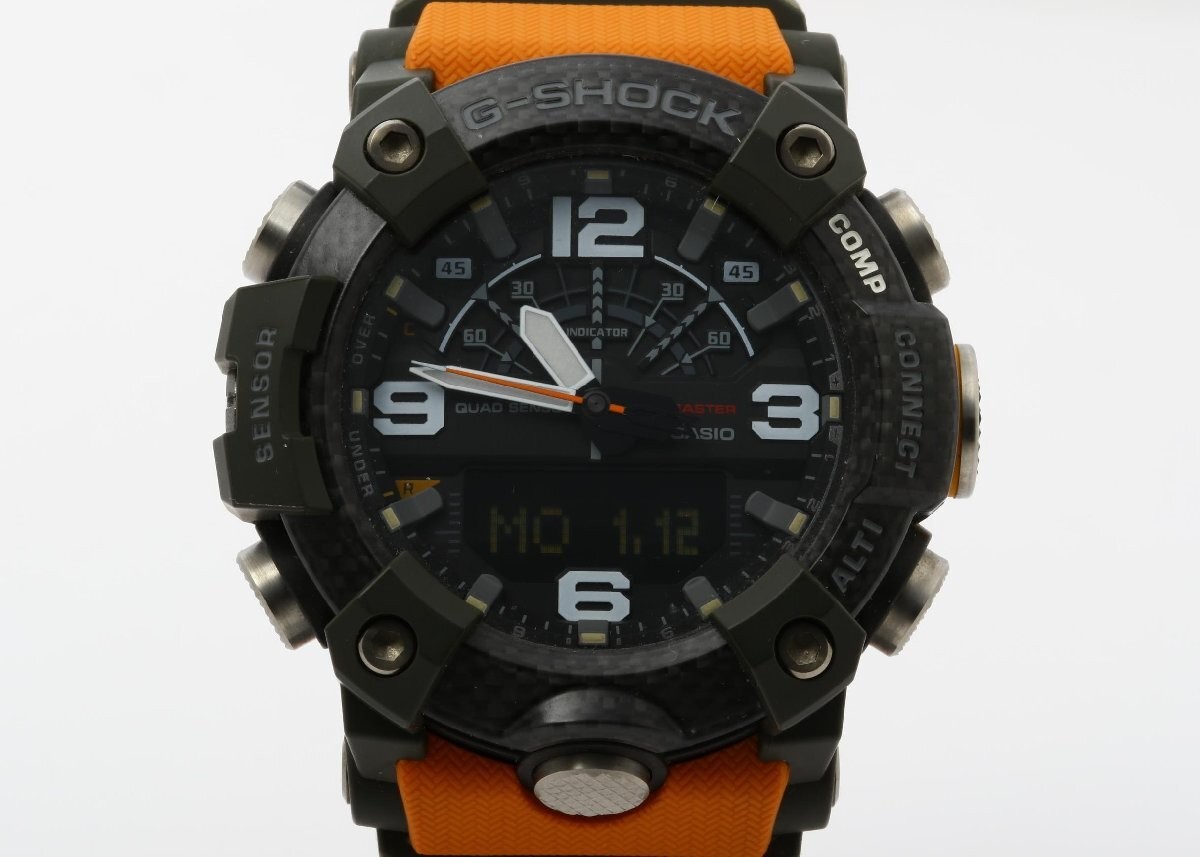 Casio Watch G SHOCK MASTER OF G LAND MUDMASTER Carbon Resin Authenticity