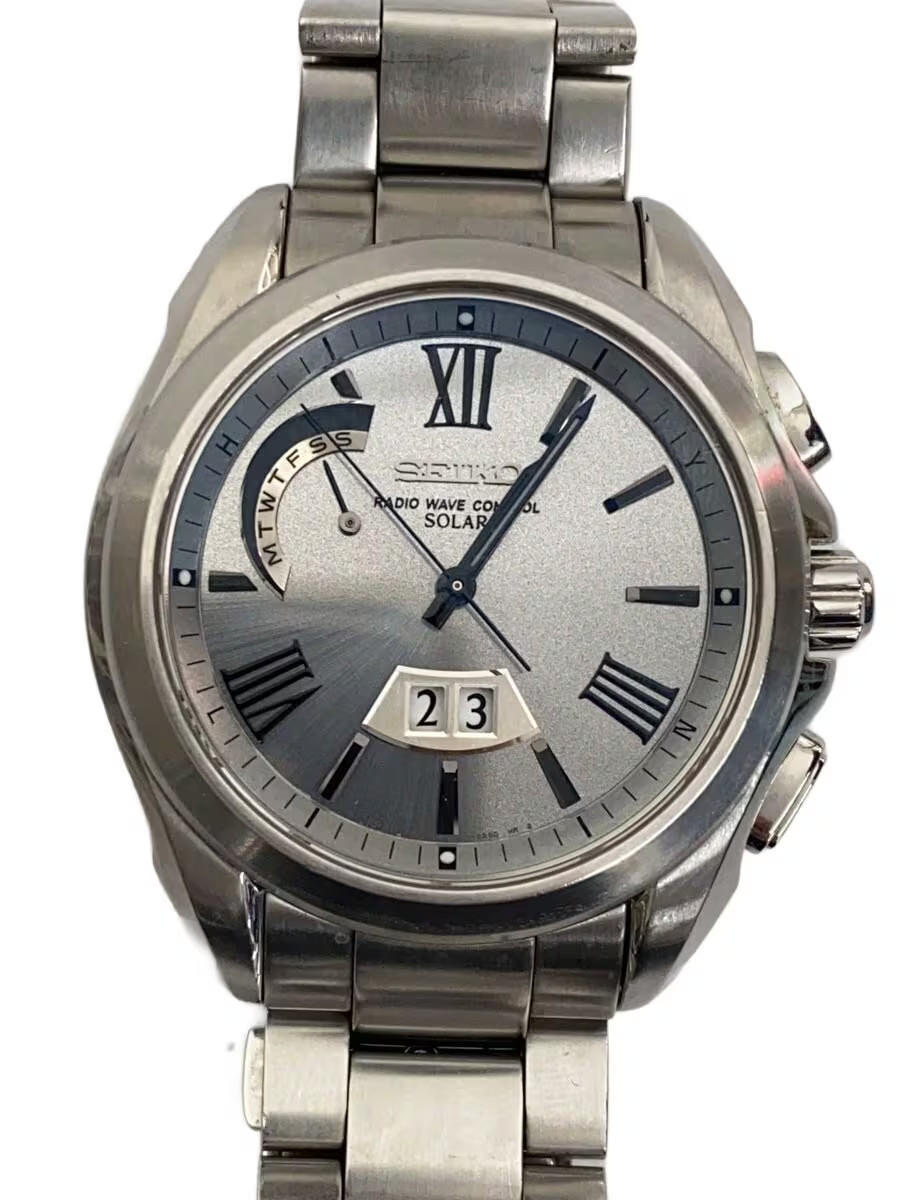 SEIKO Solar Watch Analog Stainless SLV SLV SAGA079