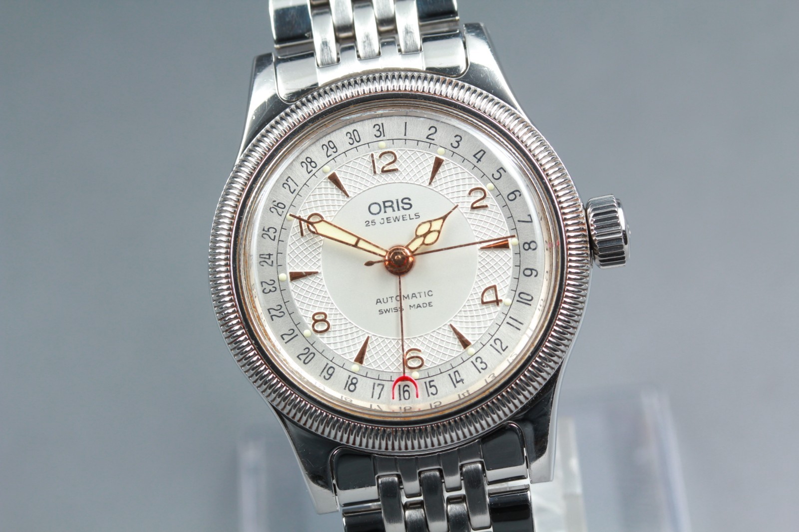 [EXC+5] Oris Big Crown Pointer 7463C White Silver Dial Automatic Men’s Watch JPN
