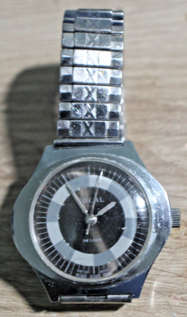 Vintage FOCAL De Luxe Mechanical Men’s Watch