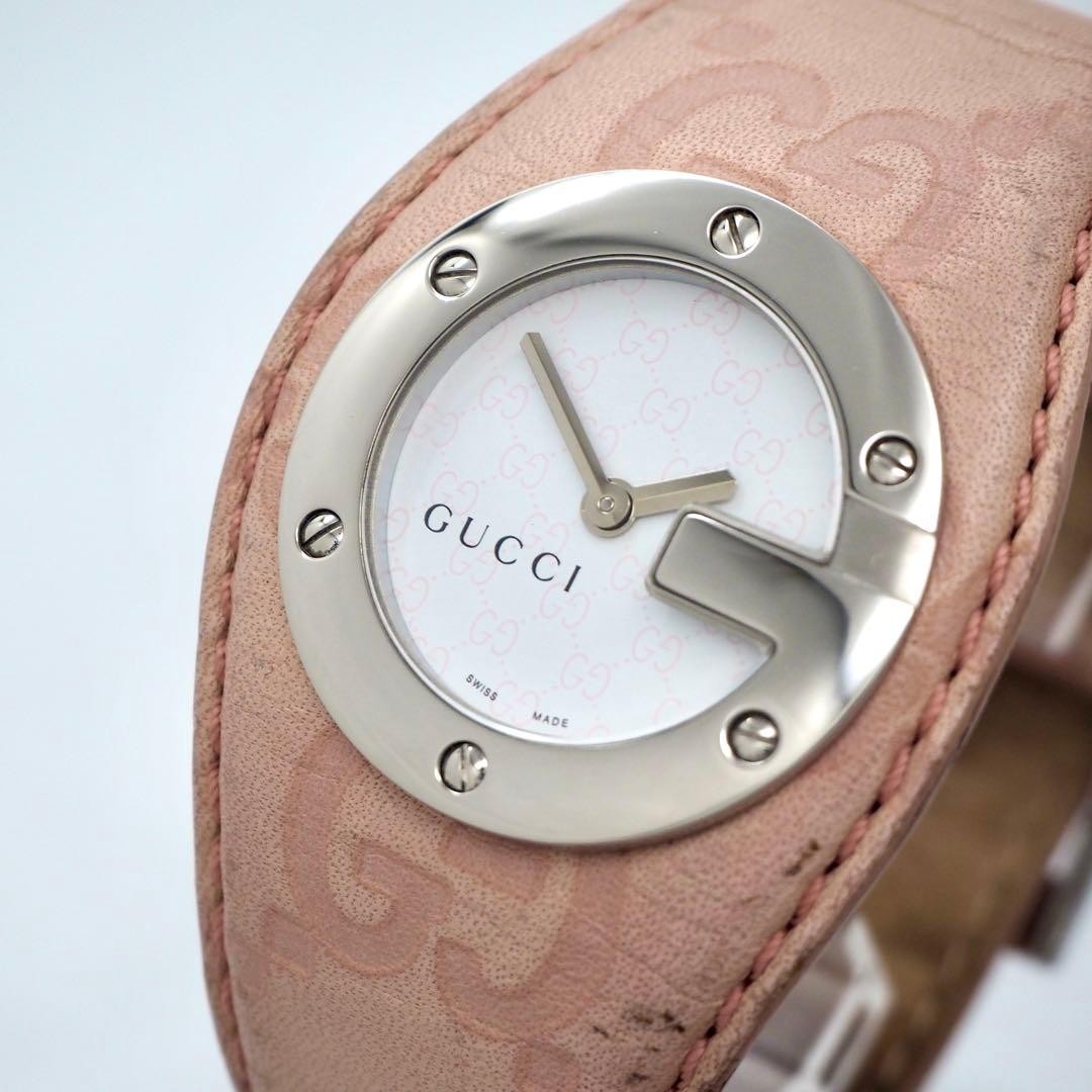 Gucci G-Bandeau 104 White Dial Ladies Watch