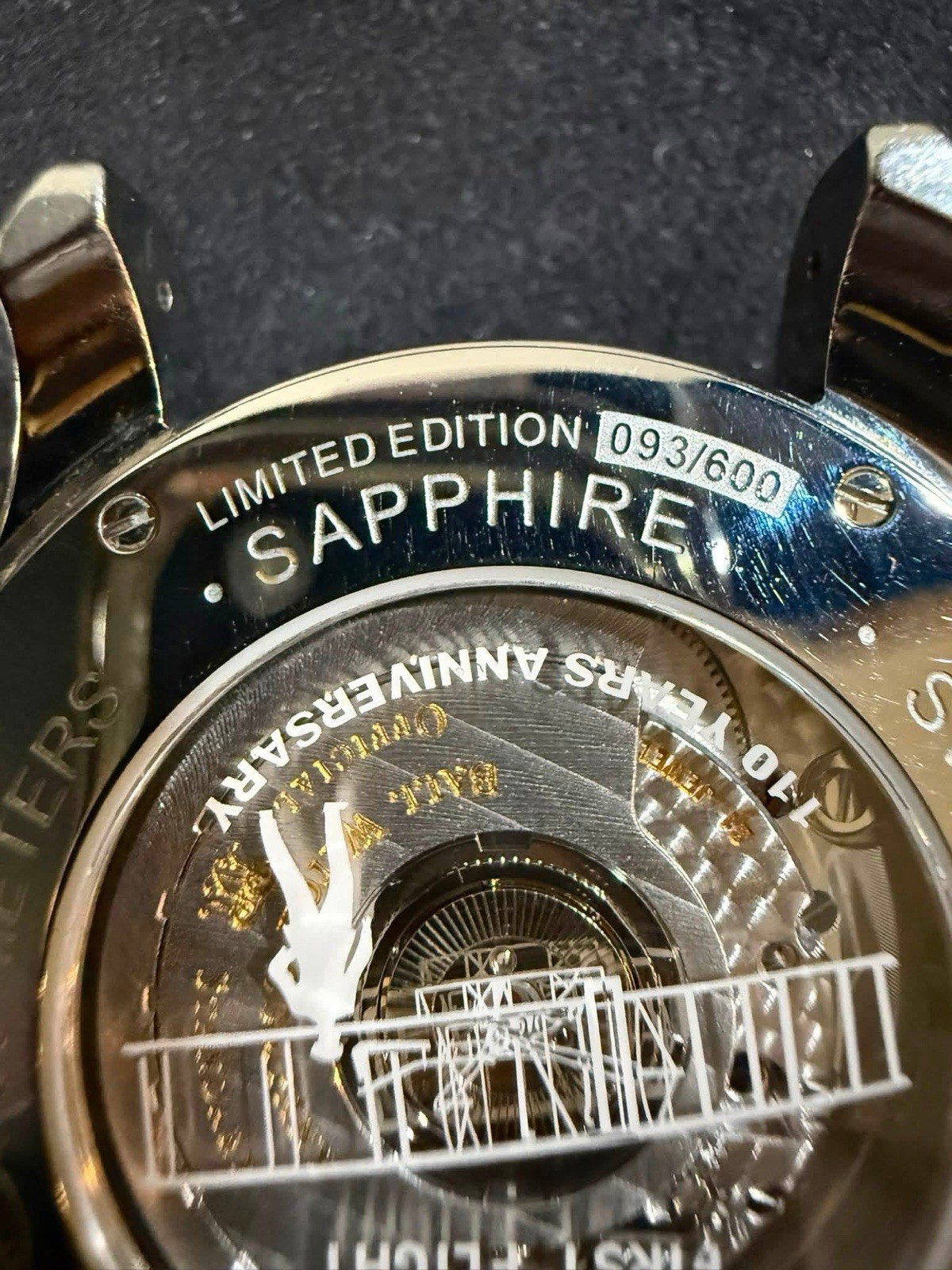 BALL First Flight 110 Years Limited Edition Automatic Date 39mm 50m Black Dial