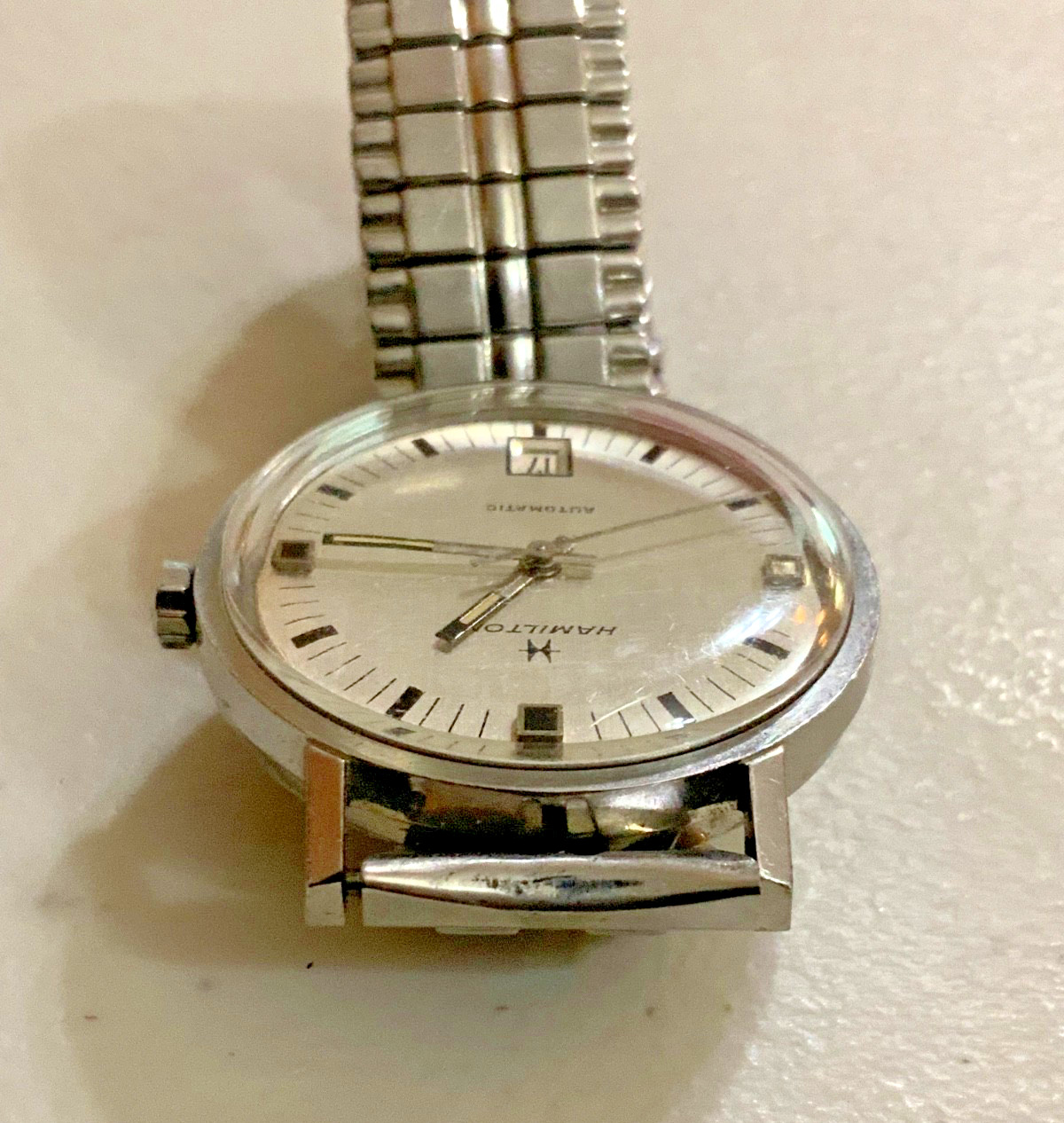 Vintage Hamilton 64049-3 Automatic DATELINE Watch UFO Men’s Classic watch 64A