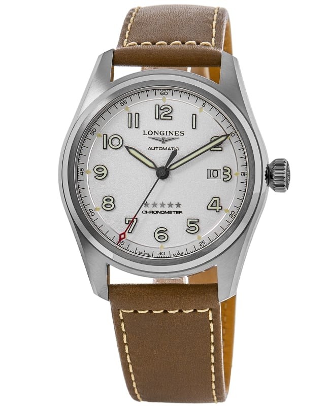 New Longines Spirit Automatic 42mm Silver Dial Men’s Watch L3.811.4.73.2