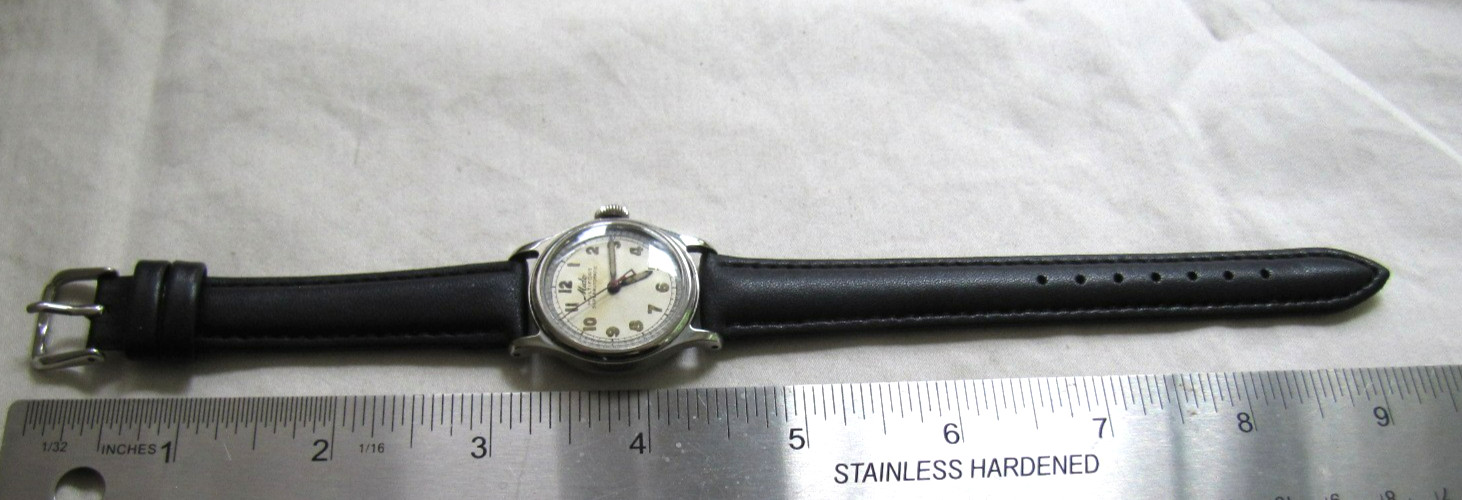 MIDO MULTIFORT SUPERAUTO 220 SS SCRBK WP 17J MOD 1941 BUMPER 2 TONE MILITRY DIAL