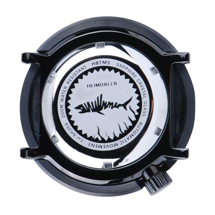 Heimdallr Sharkey Custom Dial NH35A Black Tuna PVD 200M Diver Automatic Watch C3