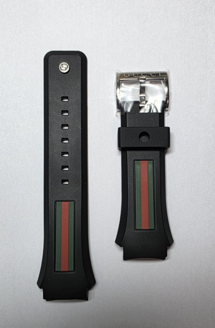 New Genuine Gucci Sync XXL Replacement Silicone Rubber Watch Band Strap YA137