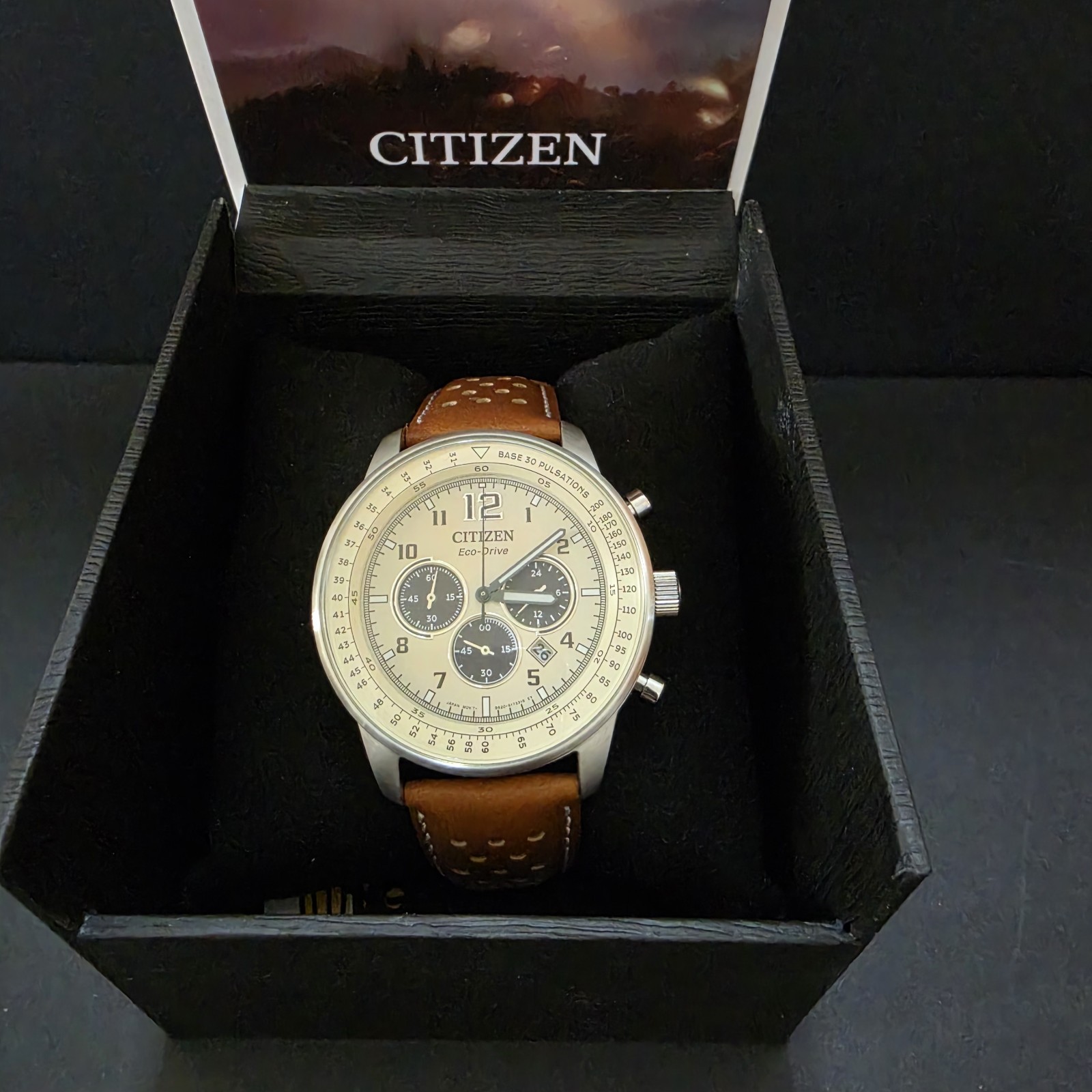 New Citizen Weekender Chronograph Eco-Drive 44mm Stainless Steel CA4500-08X