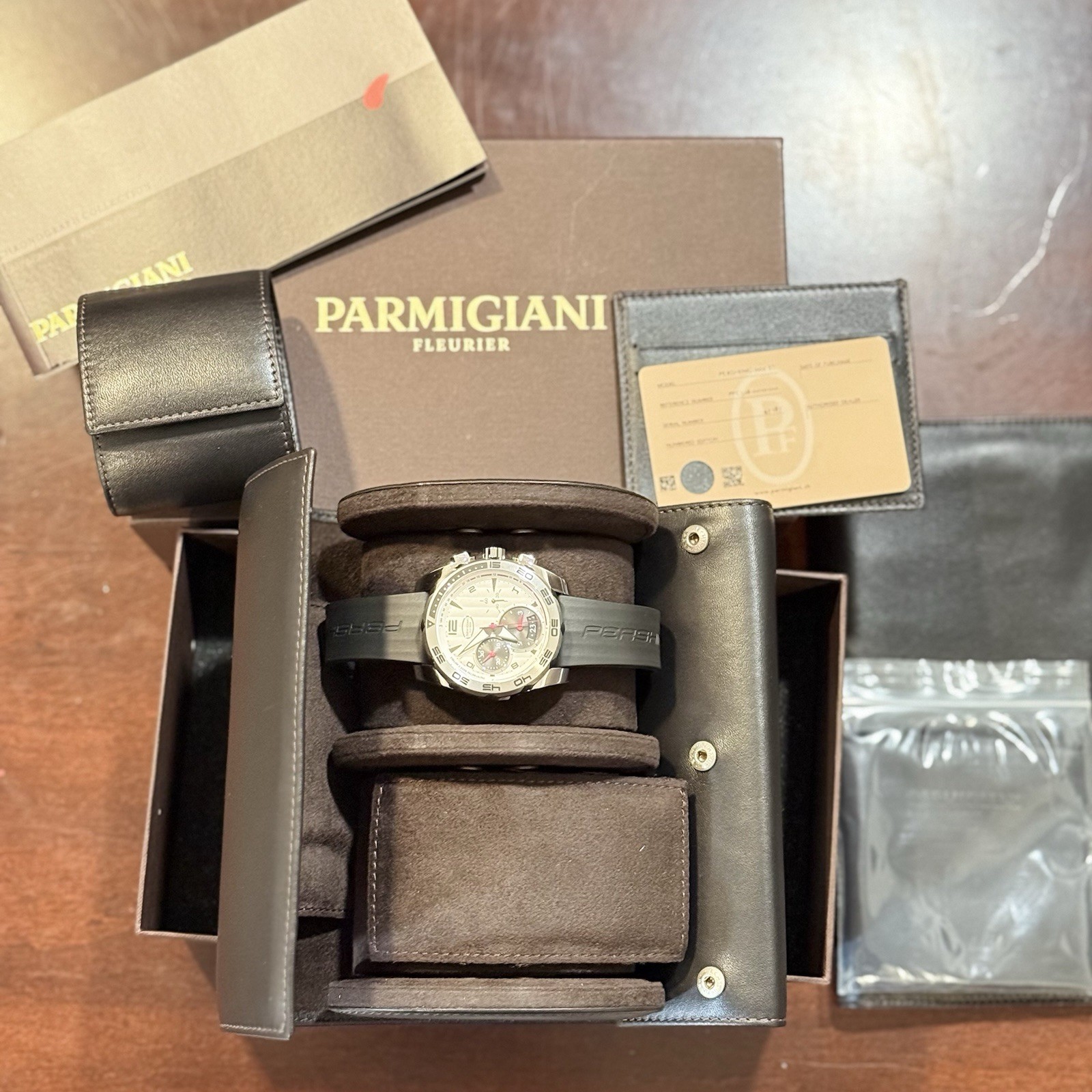 Parmigiani Pershing Chronograph 42MM PFC528 0010100 *MSRP $19,800