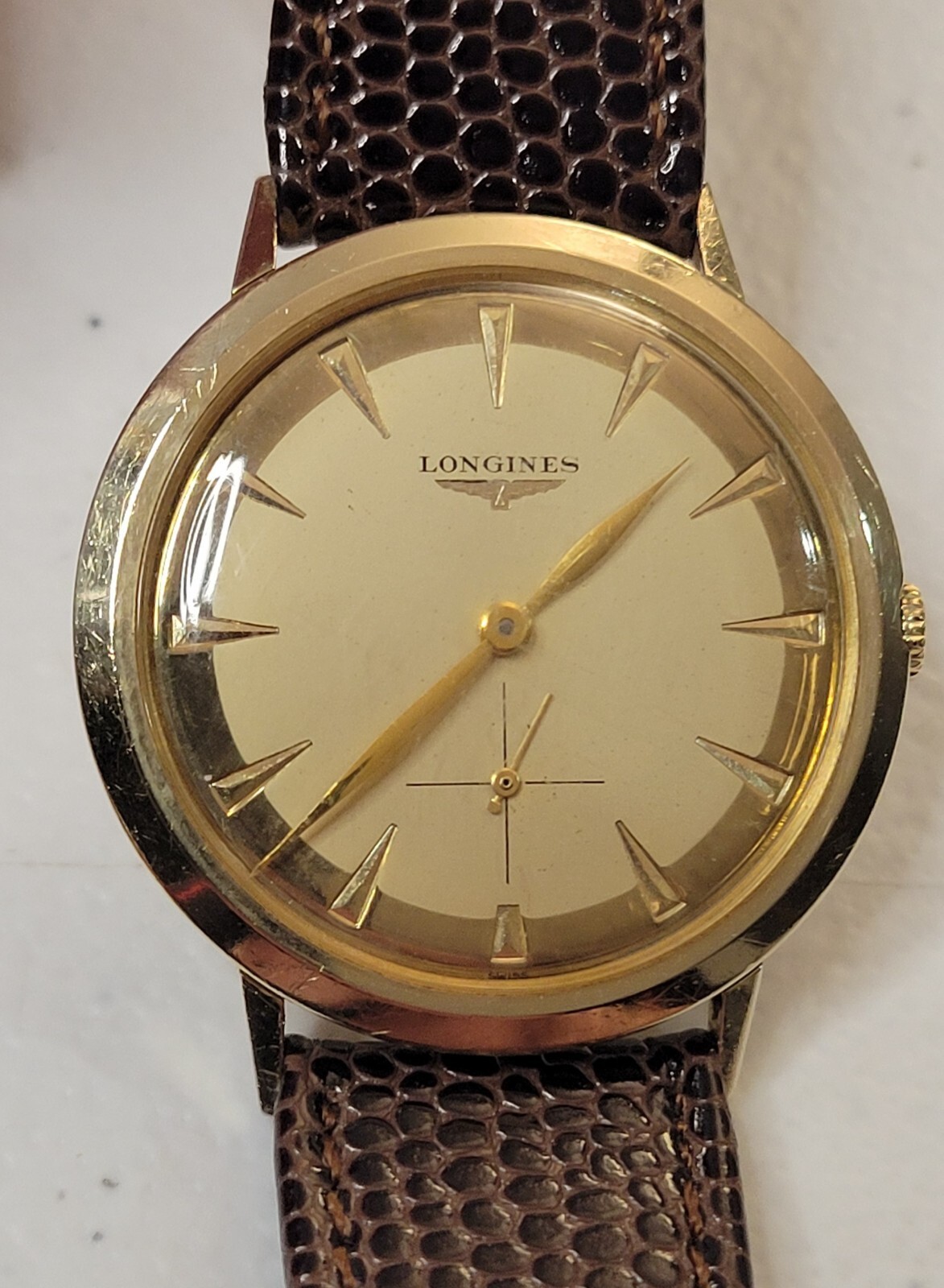 1950’s Longines 34mm Cal.23Z Arrow Markers Manual Men’s Watch Working