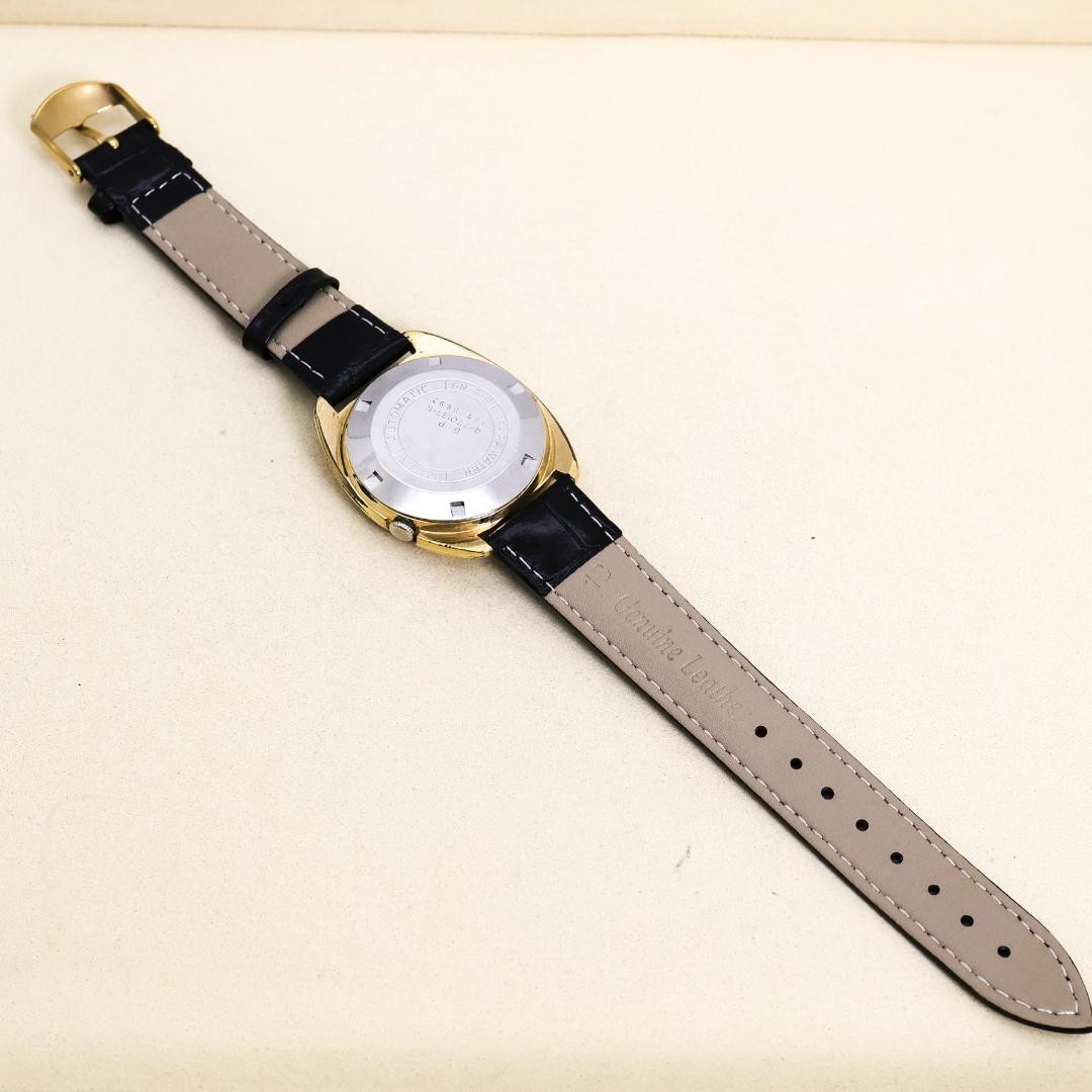 Citizen Leopard Super Beat 8 Automatic 26 Jewels Gold Black Watch