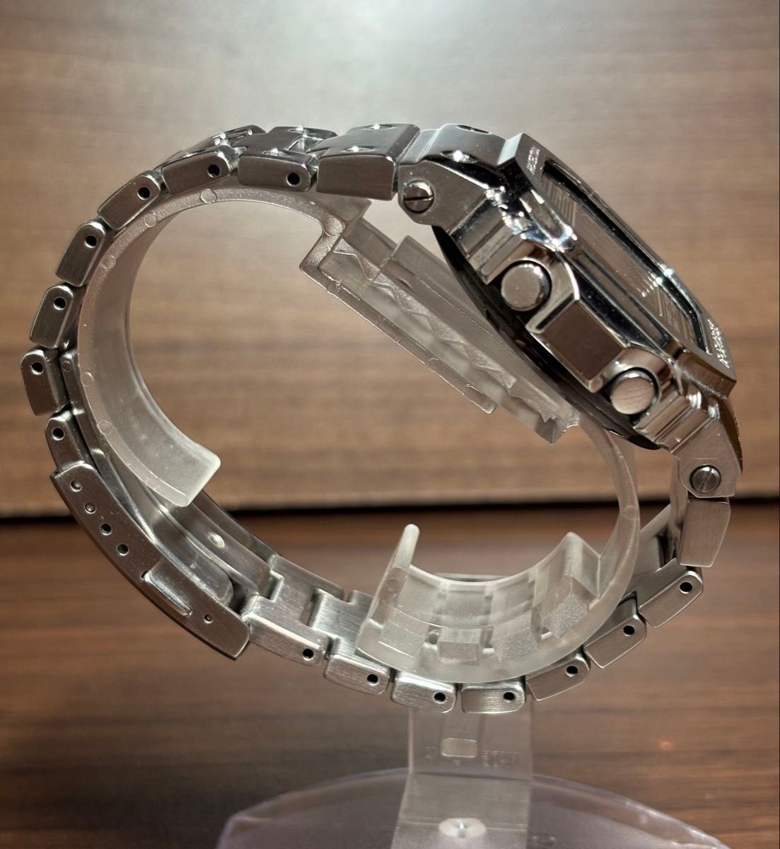 【Excellent】CASIO G-Shock GMW-B5000D-1JF Silver Bluetooth Full Metal Men’s Watch