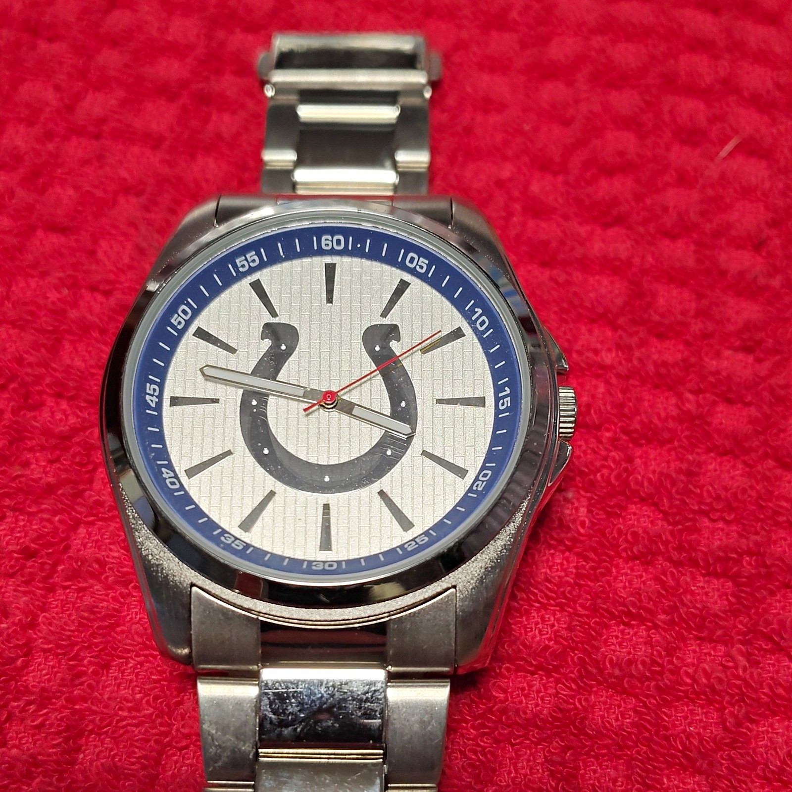 Game Time NFL Logo Dial Quartz Analog 40-43.9mm Stainless Steel Bracelet