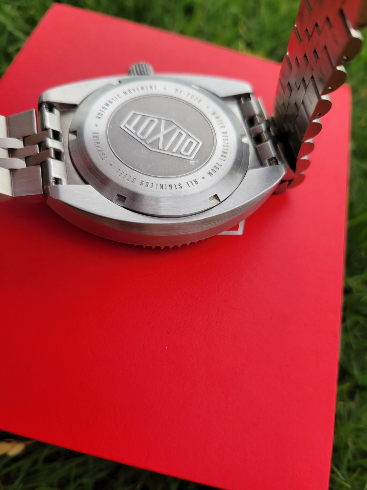 Duxot Tortuga Men’s Automatic Dive Watch Pepsi 200m WR Sapphire Turtle 45mm