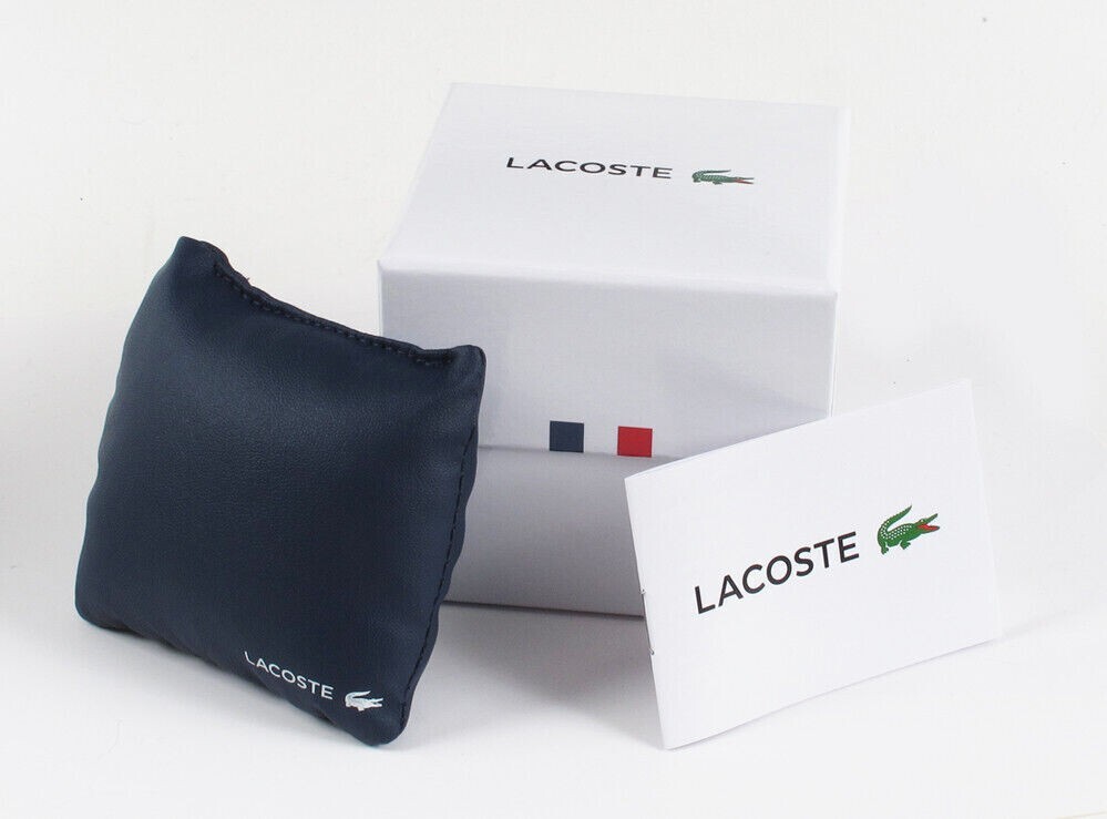 LACOSTE 2011187 SILVER DIAL SILVER STAINLESS STEEL BRACELET MENS WATCH