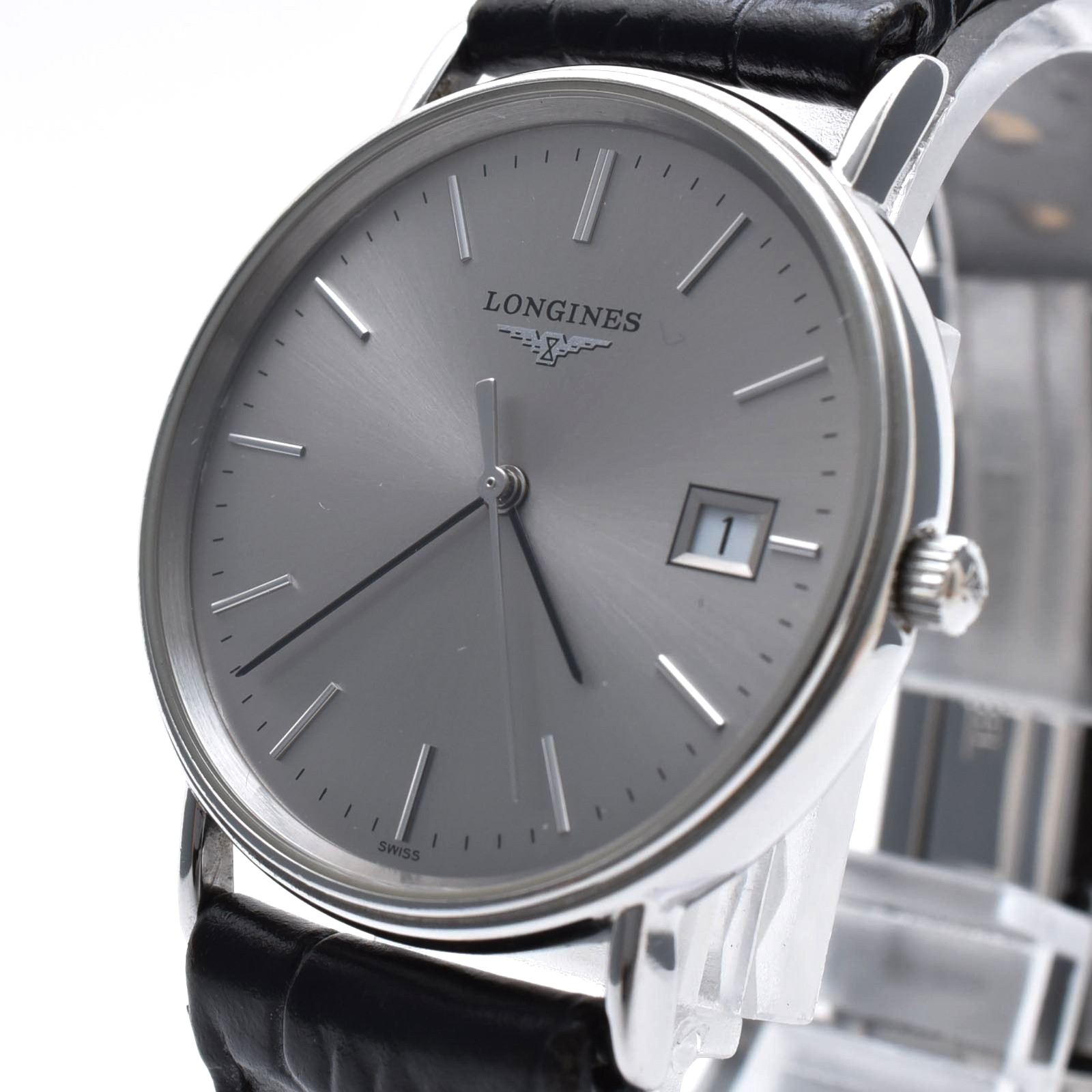[Near MINT] LONGINES Grand Classic L4.720.4 Silver Dial Date Quartz Men’s Watch