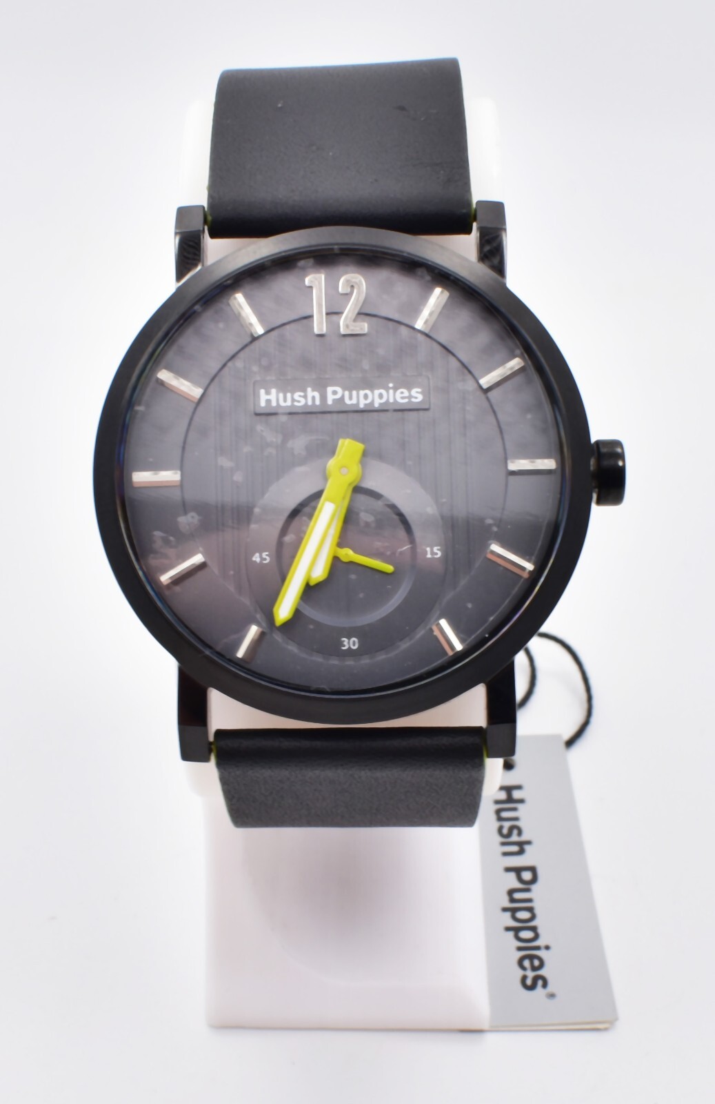 Hush Puppies HP.3628M.2508 Men’s Watch Quartz Black Small Seconds NOS w/ Box
