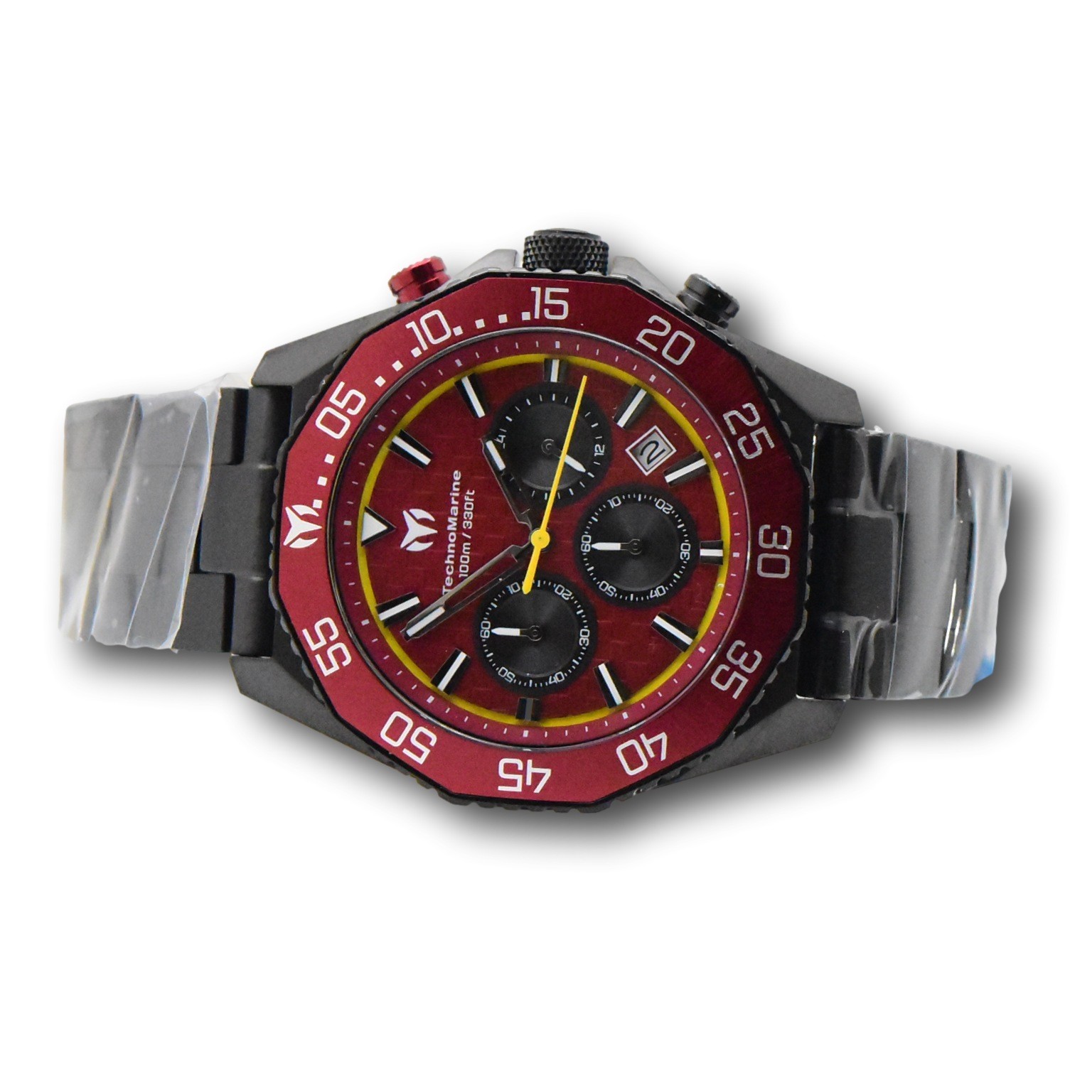 Technomarine Racing Legends Men’s 44mm Dark Red Chronograph Watch TM-525020