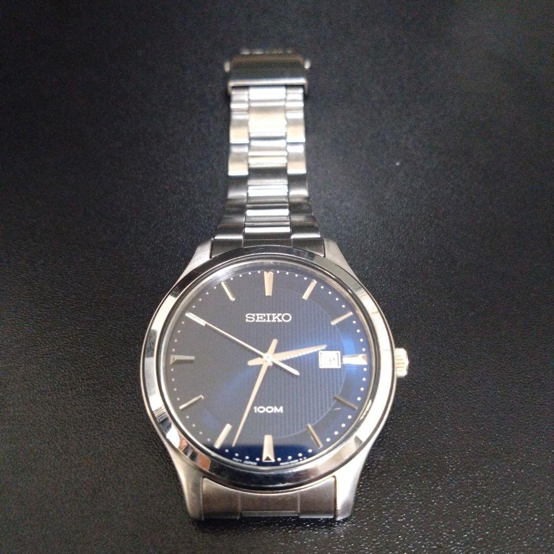 SEIKO 6N42-00B0 Men’s Quartz Watch Blue Dial 100M