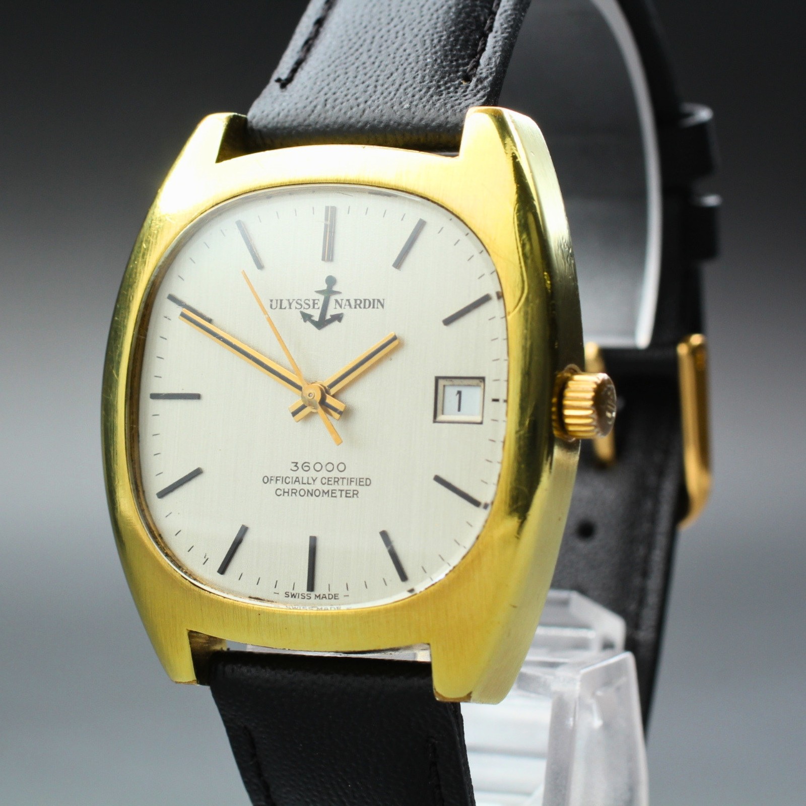 Overhauled Vintage ULYSSE NARDIN 36000 P7670 Men’s Automatic Watch 35mm