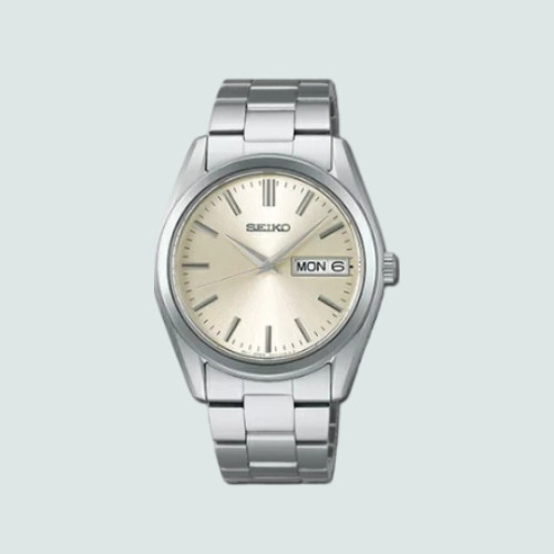 Seiko Men’s Watch SBTH SEIKO SELECTION Champagne Gold Black Navy Stainless Steel