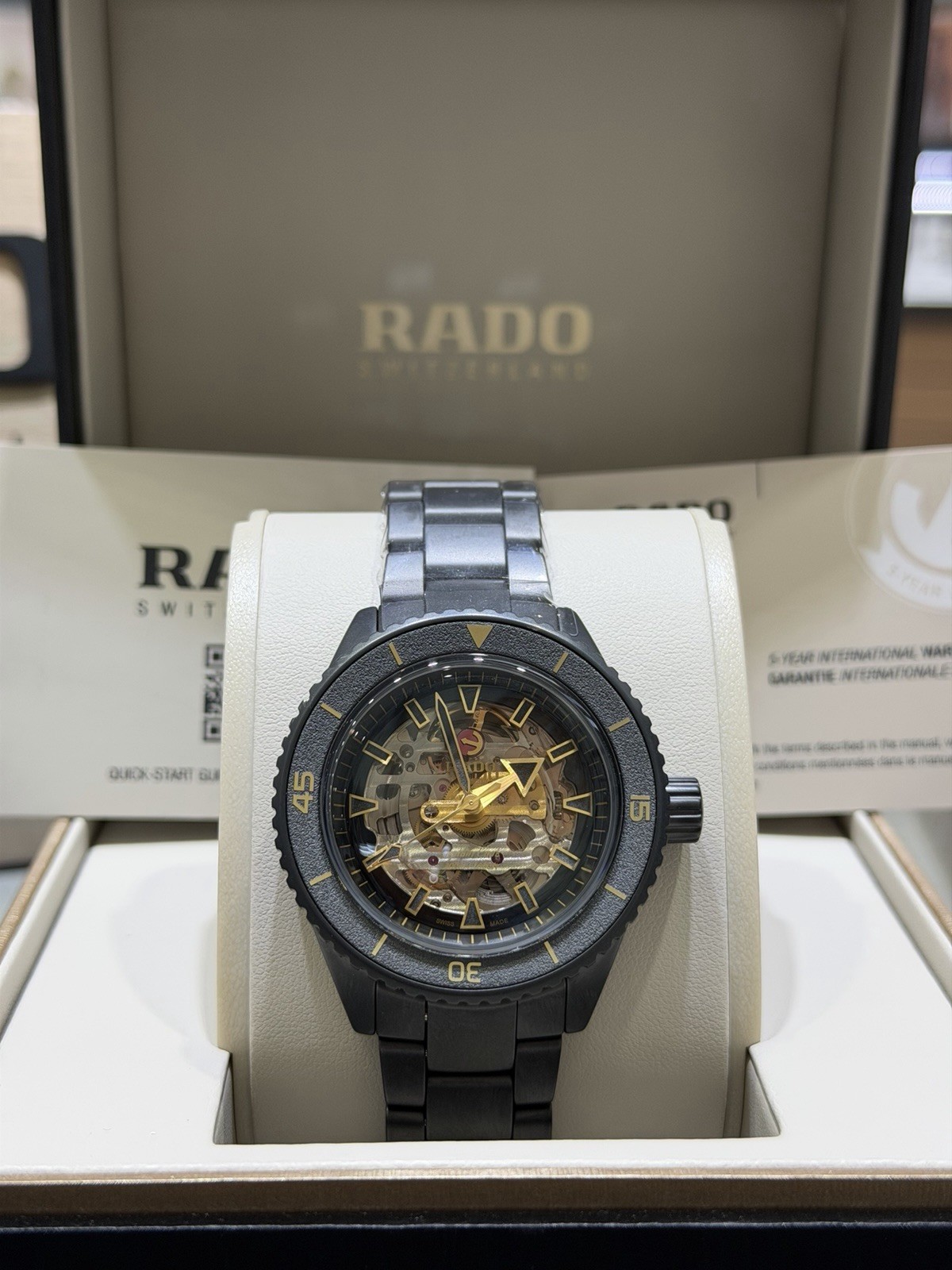 New Rado Captain Cook 43MM Limited Edition Skelton Dial R32147162