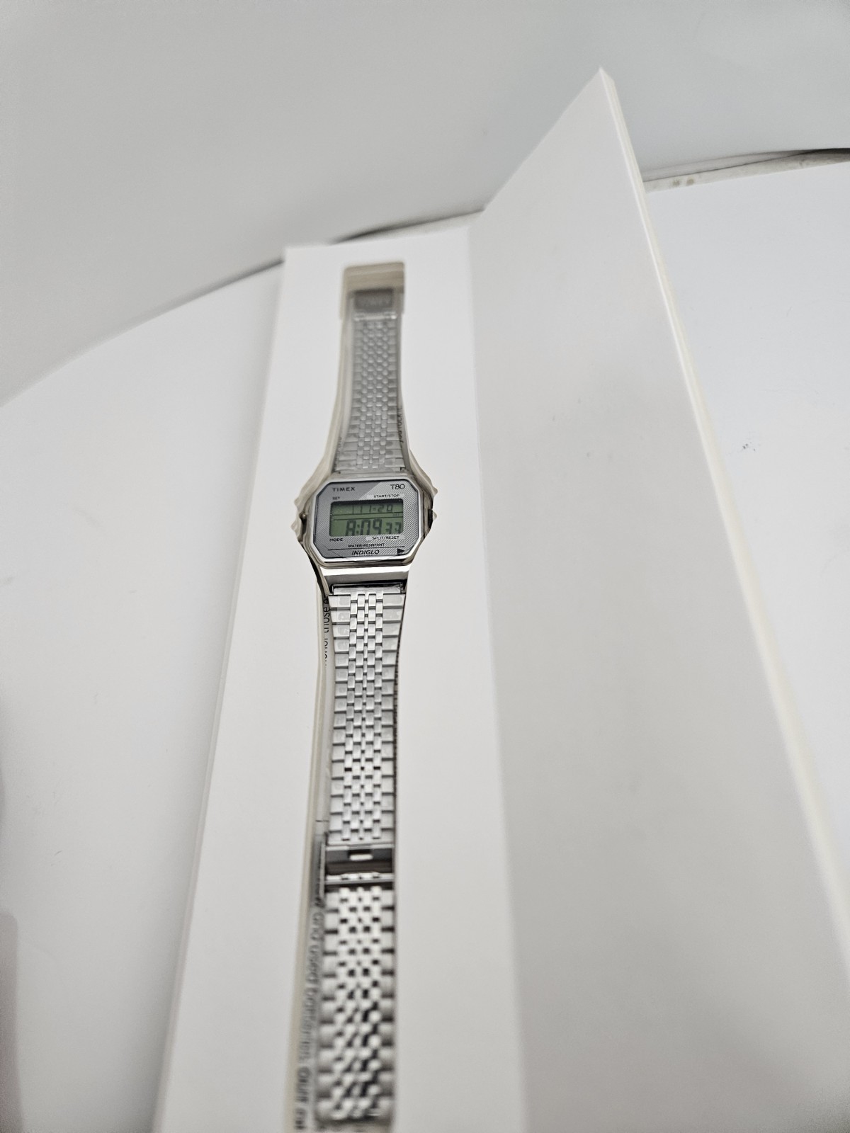 Timex T80 34mm Stainless Steel Bracelet Silver-Tone Watch