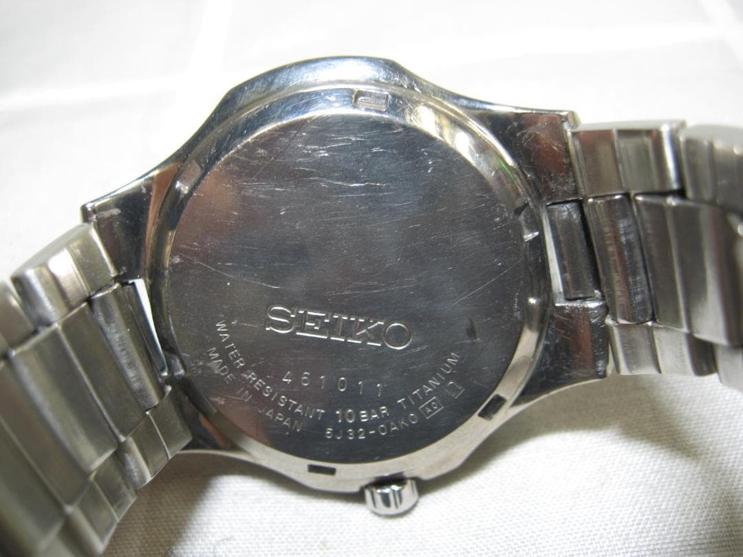 [Working Condition] Seiko Kinetic Auto Relay 5J32-0AK0 From Japan