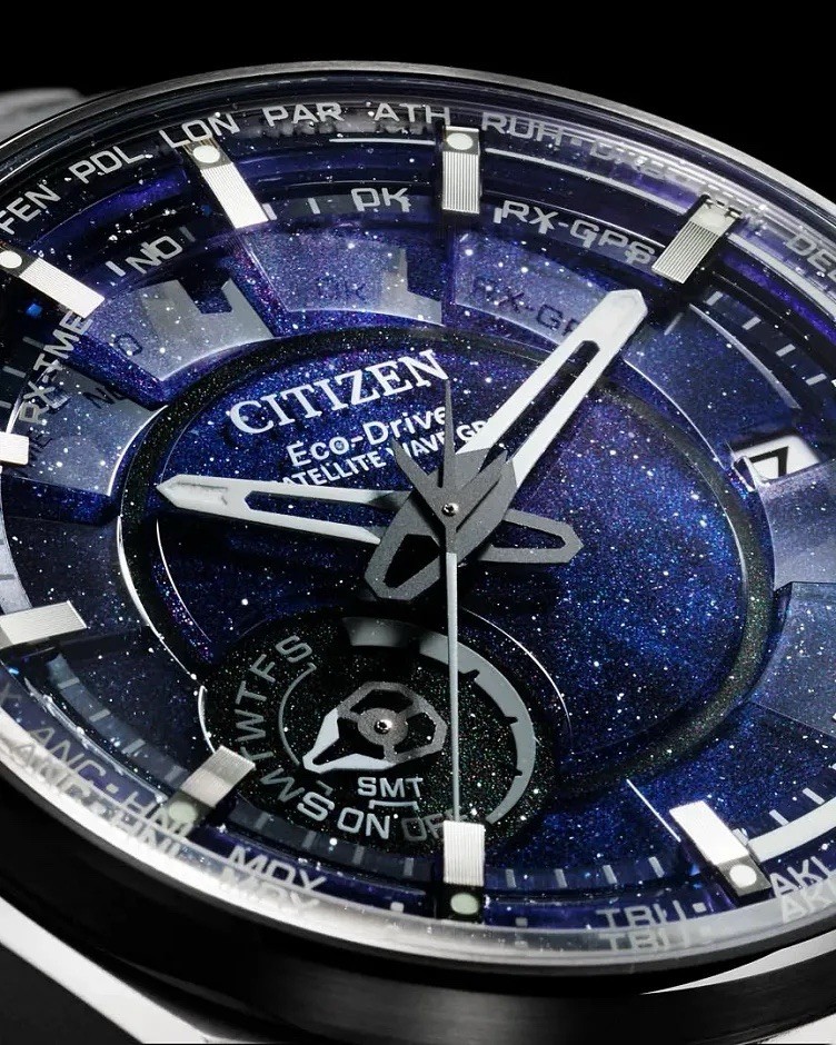 Citizen Satellite Super Titanium CC3097-52L Eco-Drive Blue Dial Men’s Watch