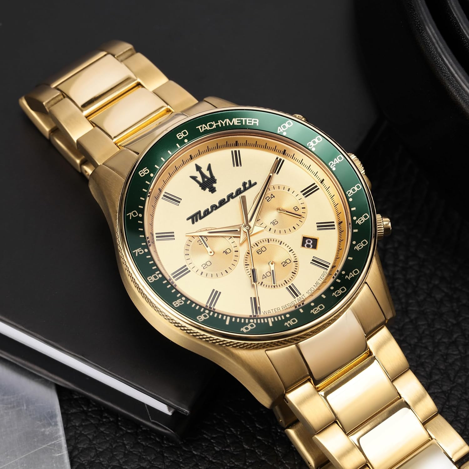 SFIDA Men’s 44mm Chronograph Watch – Stylish & Durable Timepiece