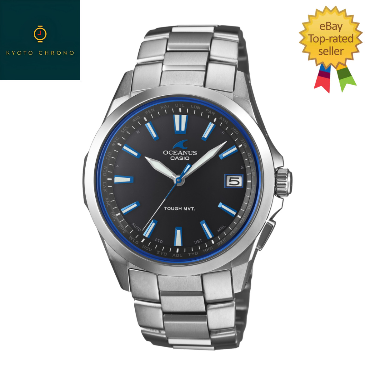 Casio Oceanus OCW-S100-1AJF Silver Tough Solar NEW Japan Watch