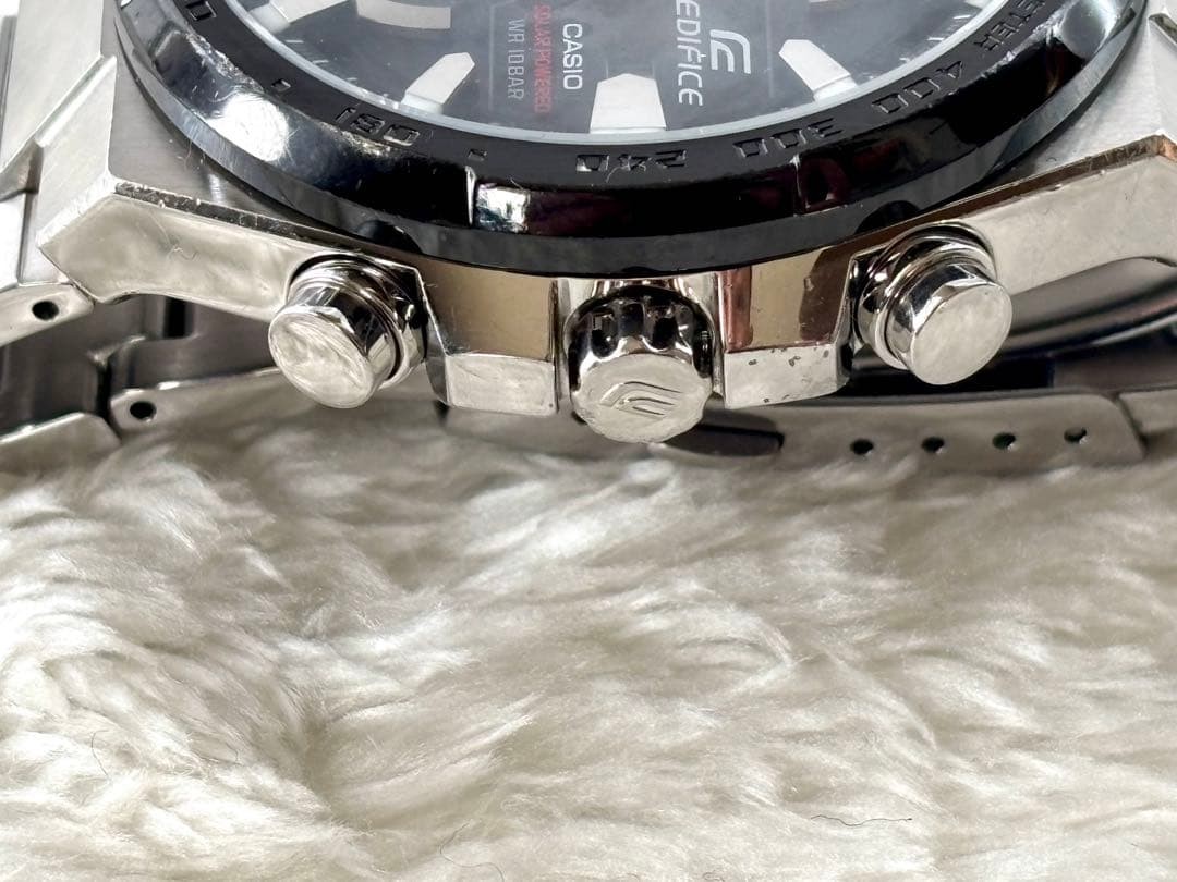 Casio Edifice EFR-541SBDB-1AJF Solar Chronograph Black Mens Watch Japan