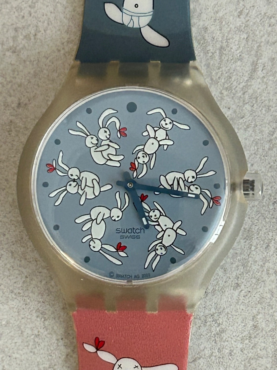 Swatch – Bunnysutra – STGK101 – 2004 – Touch Game – Bunny – Mint Condition