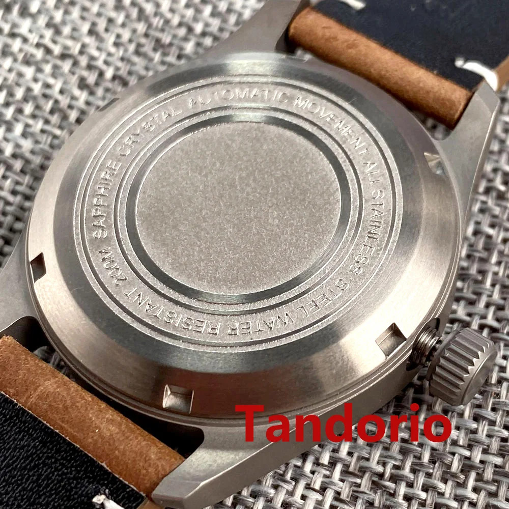 Tandorio 39mm Titanium Auto Mechanical Diving Men’s Watch For NH35/Miyota 8215