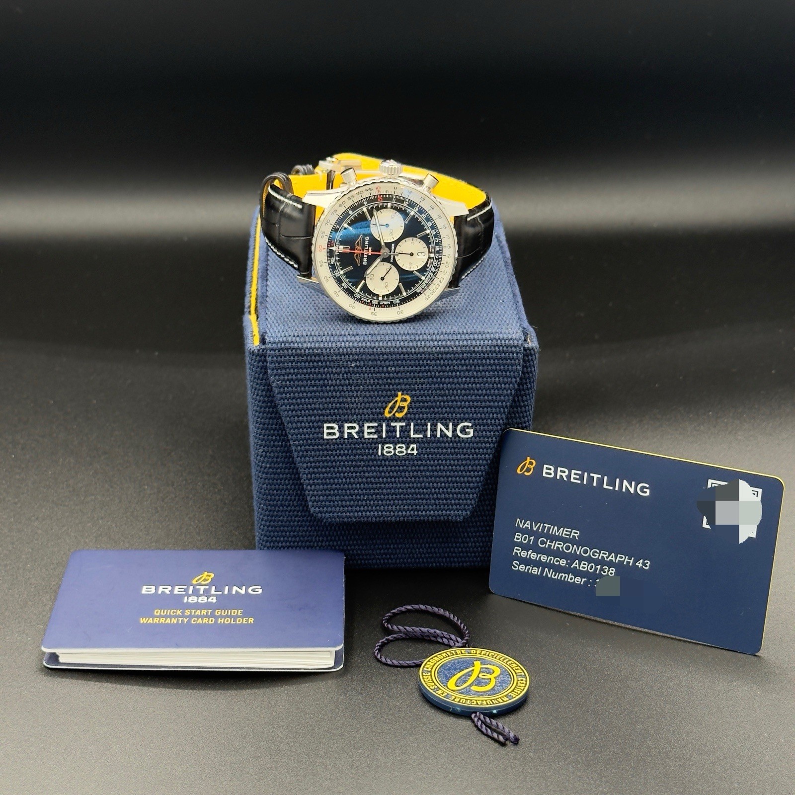 Breitling Navitimer B01 43mm AB0138211B1P1 Reverse Panda Complete B&P