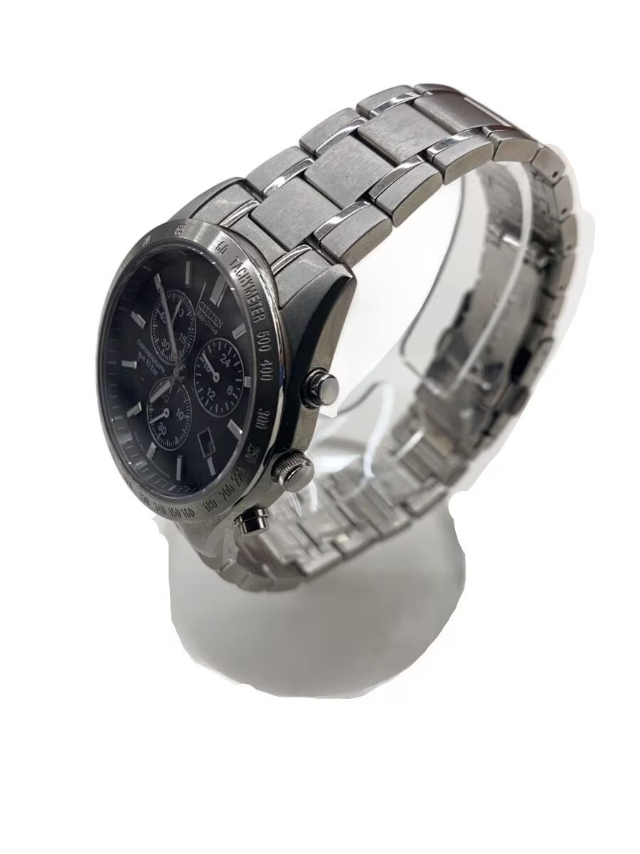 CITIZEN Quartz Watch Analog Stainless BLK SLV SS H500 S045215