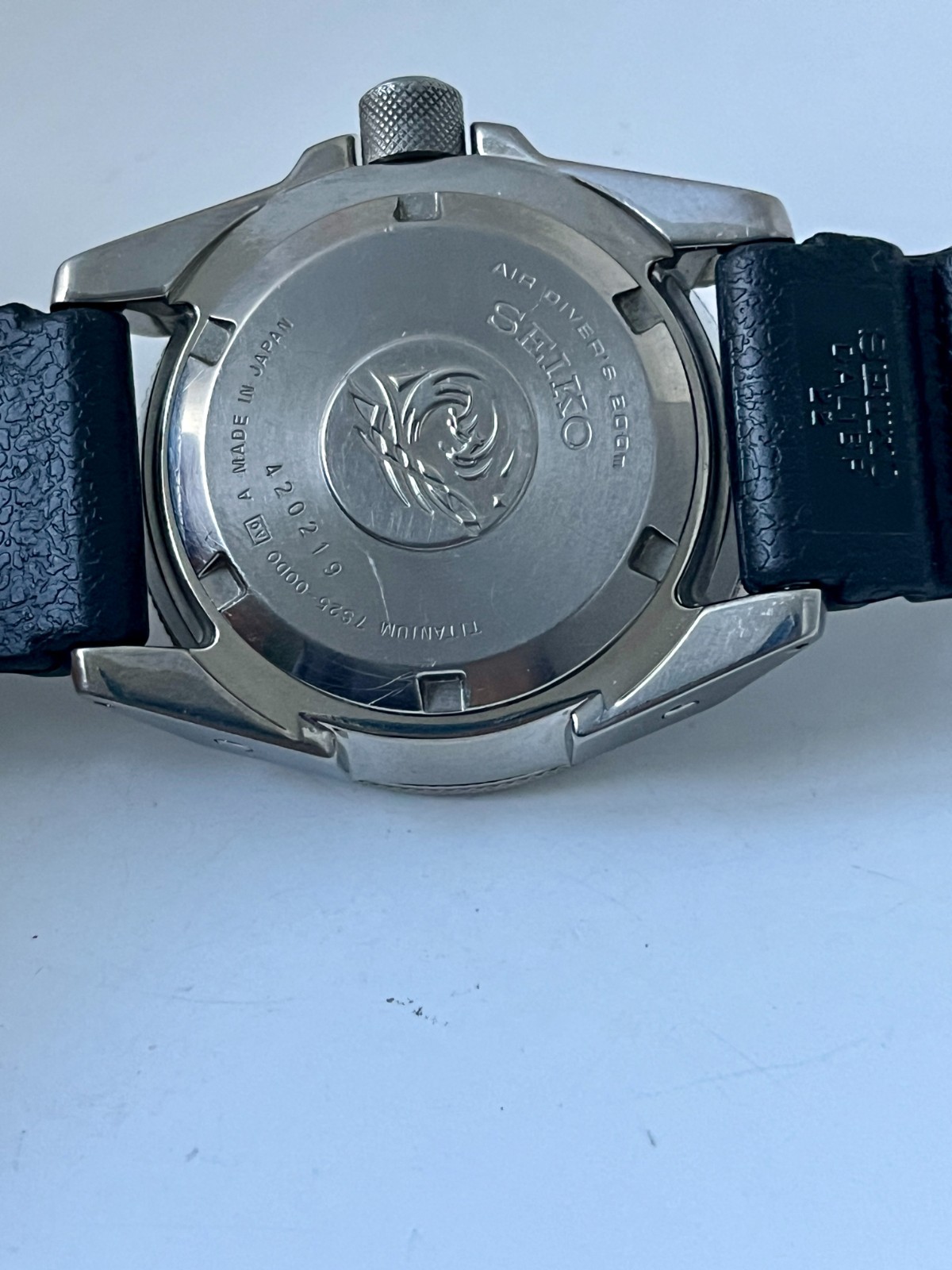 Seiko 7S25-00D0 Samurai SBDA005 Titanium Orange dial Men’s Watch – UK Seller