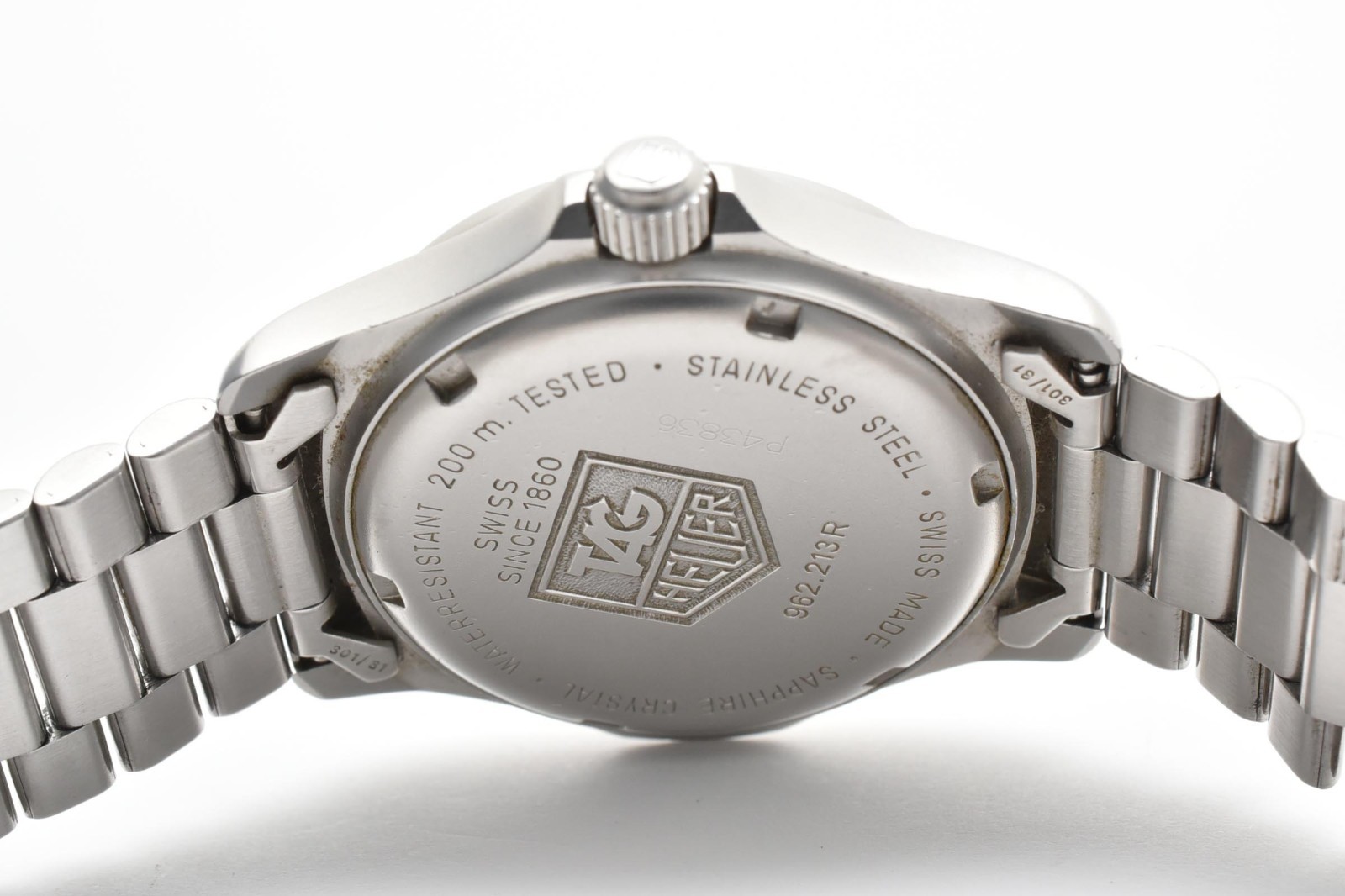 ▶️TAG HEUER 2000 Professional 962.213R Quartz Vintage Gray Dial Men’s Watch