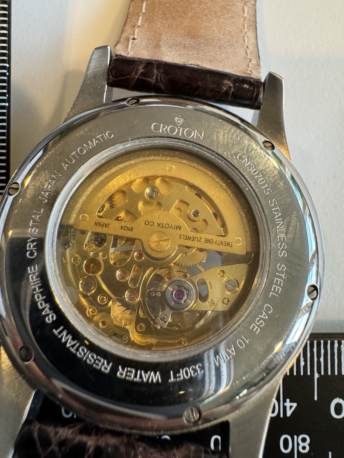 Croton Automatic CN307015 Watch Working In Original Box