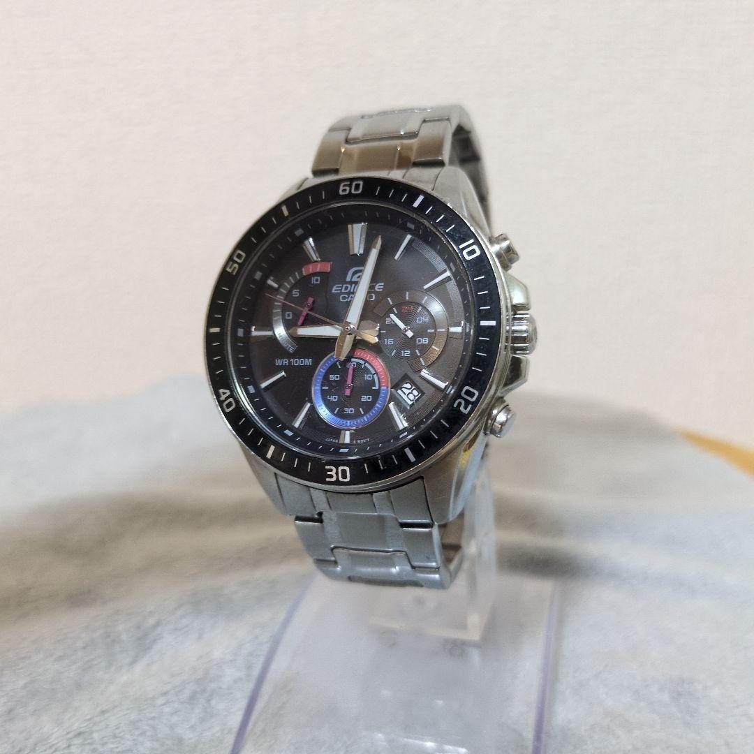 Casio Edifice EFR-552 Chronograph Quartz Black Dial Mens Watch Japan