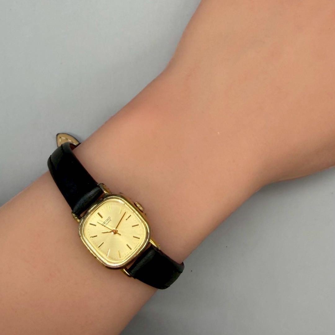Working condition ✨ SEIKO Quartz Watch Gold