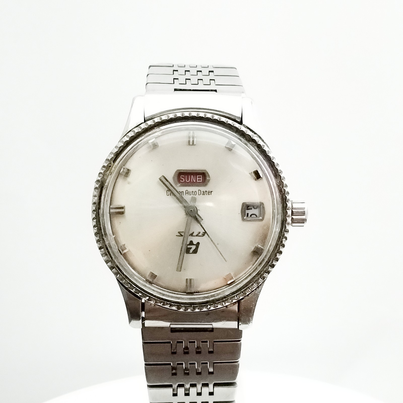 Vintage Citizen Auto Dater SM23 Parawater Star Automatic Men’s Watch 1401-Y