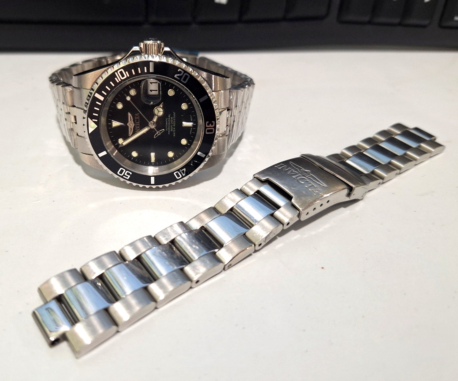 Invicta Pro Diver 40mm Explore Sub GMT Black Dial Date Jubilee NH35A Auto CLEAN