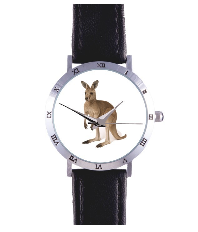 KANGAROO WATCH: MARSUPIAL, AUSTRALIA, JOEY, POUCH, RARE COLLECTIBLE!