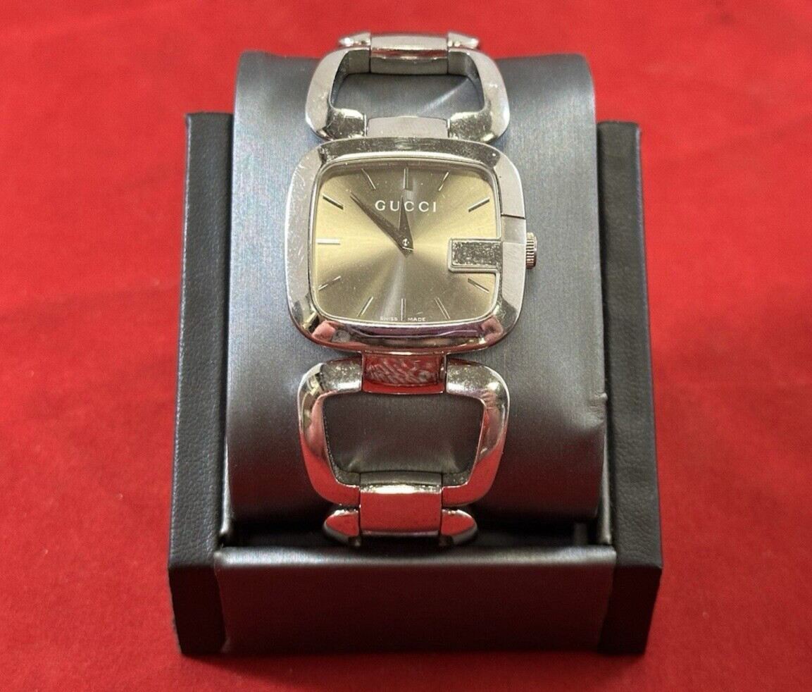 Gucci Ladies G Medium Brown Dial Watch – YA125402