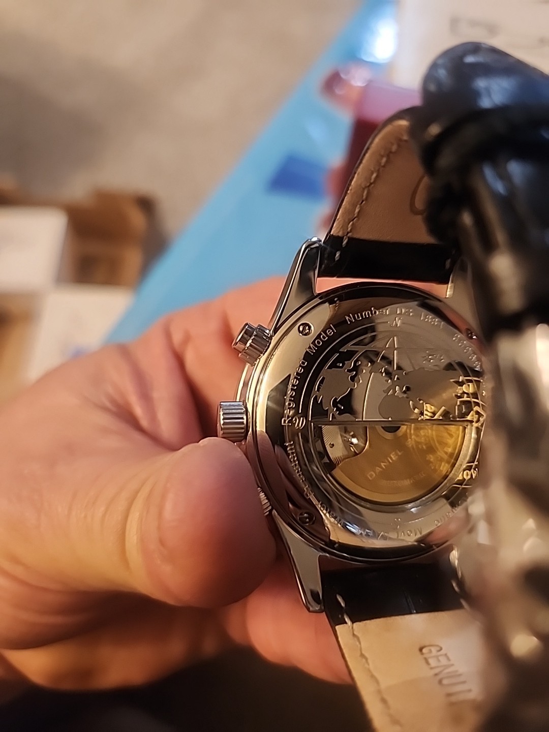 Daniel Steiger World Time 1884 24j Men’s Watch New In Box With Tags And Paper