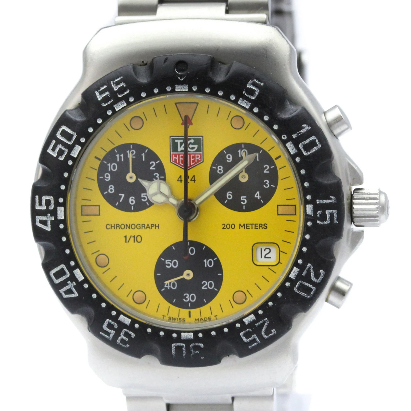 TAG HEUER 2000 Formula 1 Chronograph Steel Quartz Mens Watch CA1212 BF593547