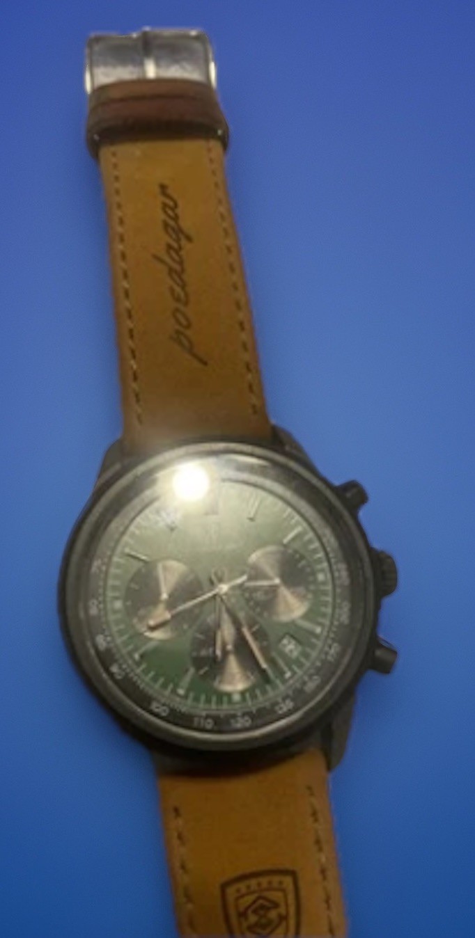 Poedagar Watch Water Resistant Date Calendar Second Hand,Stainless Steel Back.