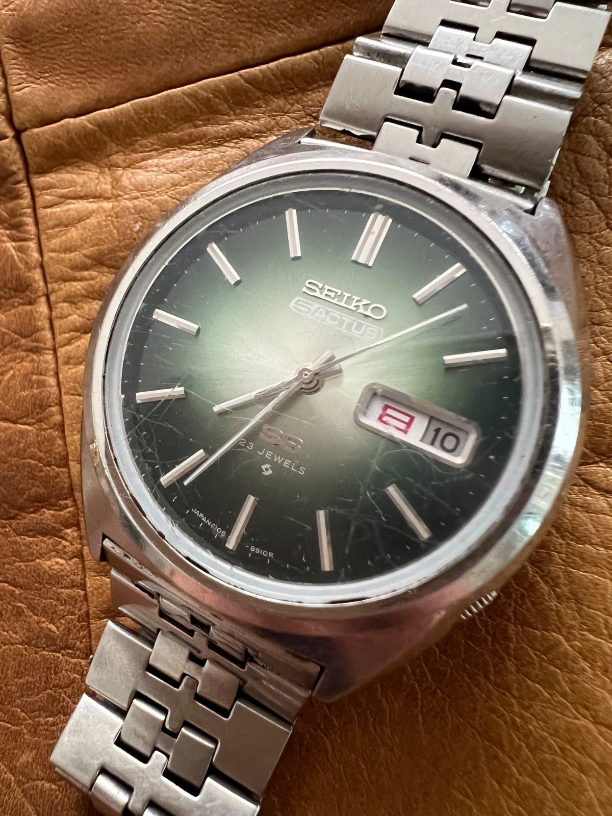 Seiko 5 Actus SS Automatic watch Mens 6106-8670 Working item