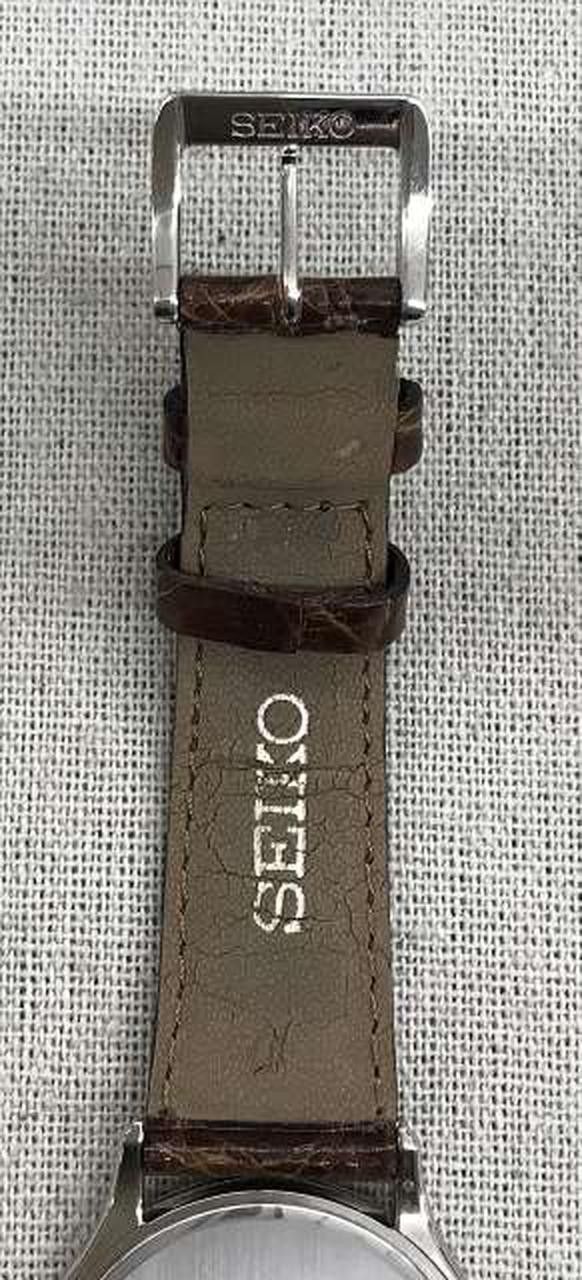 SEIKO Dolce 5E31-7A40 Silver Dial Quartz Mens Watch Auth Japan